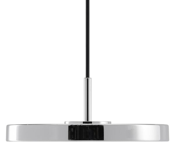 UMAGE Lampă suspendată LED Asteria Micro, oțel lustruit, Ø 15 cm, reglabil, Metalic, Camera de zi / sufragerie, Metal, Design