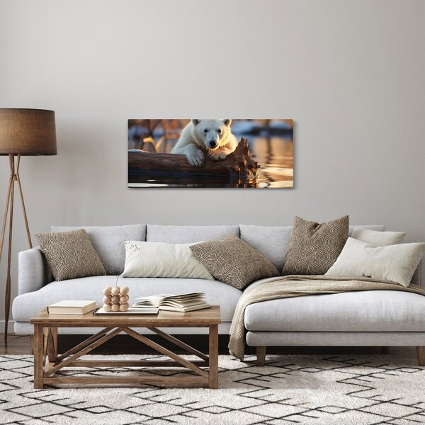 Tablou - Ursul polar (120x50 cm)