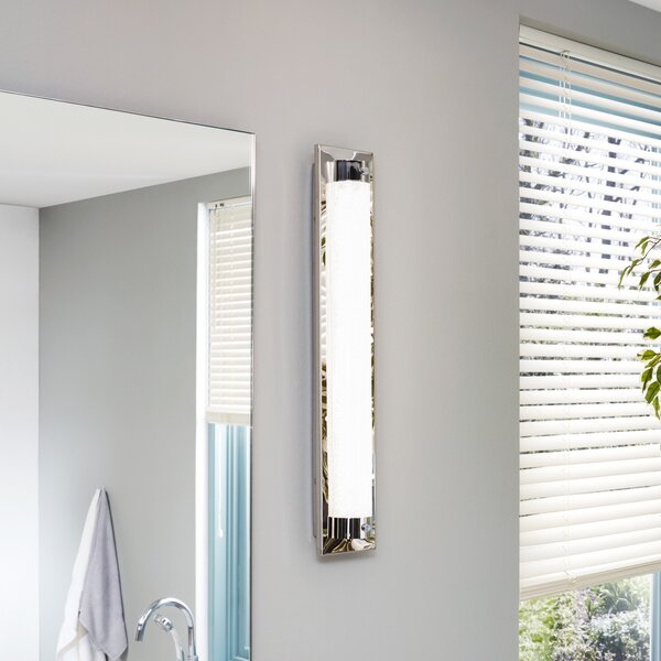 EGLO Plafonieră cu LED Tolorico, 57 cm lungime, Metalic, Baie, Metal, Modern