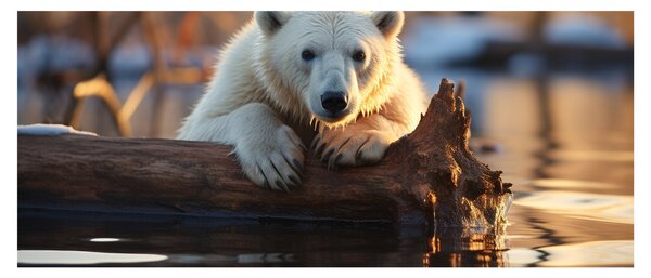 Tablou - Ursul polar (120x50 cm)