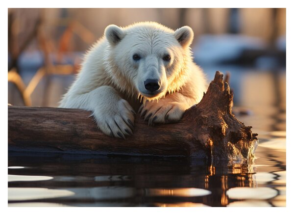 Tablou - Ursul polar (70x50 cm)