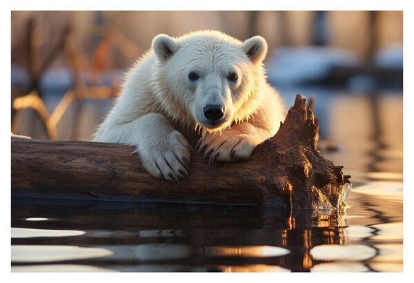 Tablou - Ursul polar (90x60 cm)