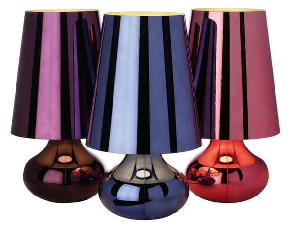 Kartell Cindy lampă de masă LED, pink metalic, Roz / Rosé, Camera de zi / sufragerie, Plastic, Design
