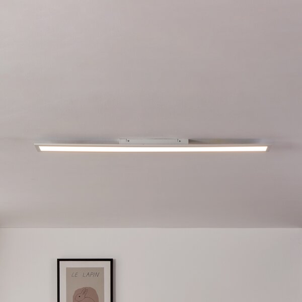 EGLO connect Salobrena-Z Plafonieră cu LED, 120x10cm, alb, reglabil, Alb, Camera de zi / sufragerie, Metal, Modern
