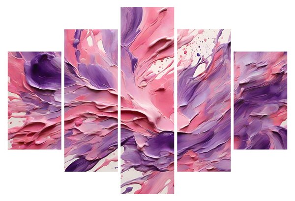 Tablou - Abstracție romantică (150x105 cm)