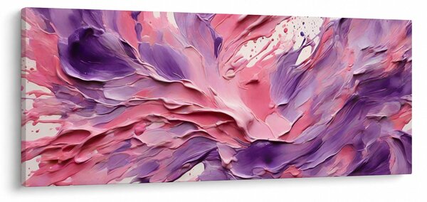 Tablou - Abstracție romantică (120x50 cm)