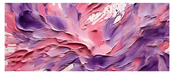 Tablou - Abstracție romantică (120x50 cm)