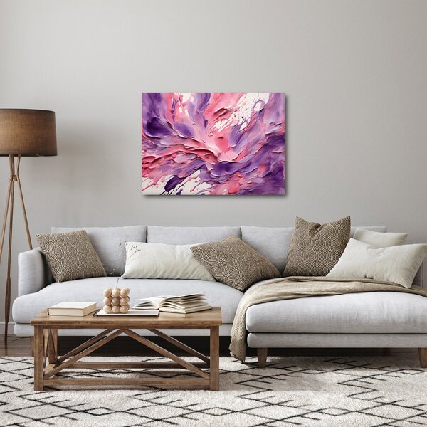 Tablou - Abstracție romantică (70x50 cm)