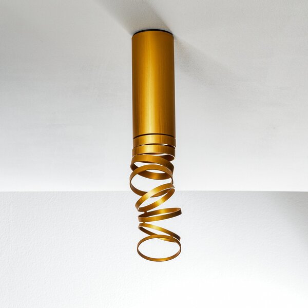 Plafoniere Artemide, Decomposé, Auriu / Alamă, Camera de zi, Metal, Design