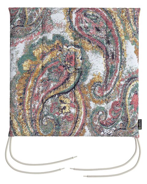 Pernă scaun Charles culoare multicolor Țesătură împletitură, cu model