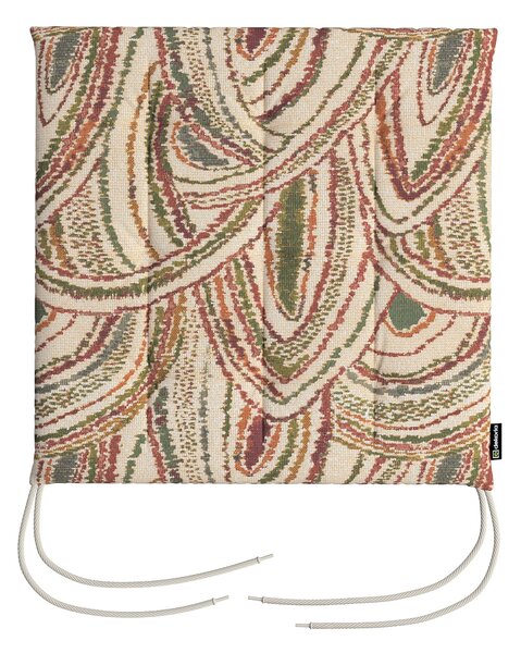 Pernă scaun Charles culoare multicolor Țesătură împletitură, cu model