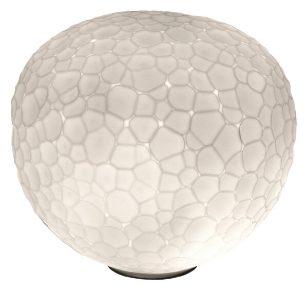 Lampă de masă Artemide, Meteorite, reglabil, Alb, Camera de zi, Sticlă, Design