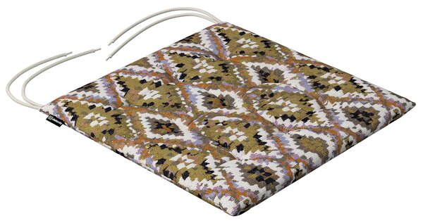 Pernă scaun Charles culoare multicolor Țesătură împletitură, cu model