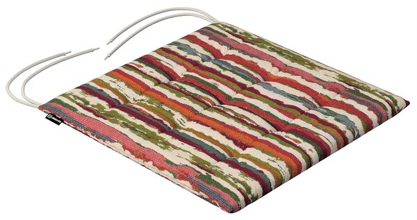 Pernă scaun Charles culoare multicolor Țesătură împletitură, cu model