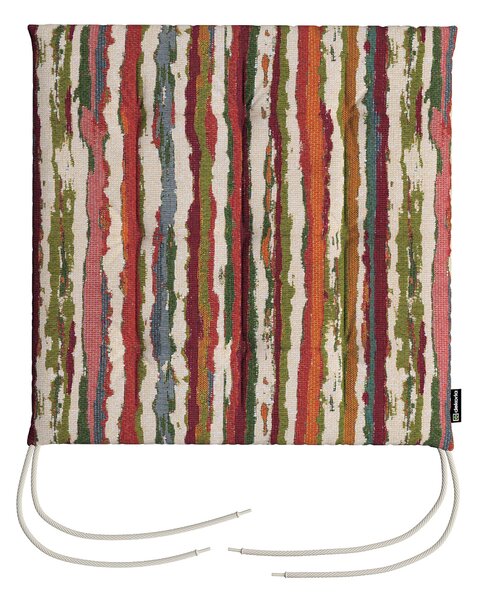 Pernă scaun Charles culoare multicolor Țesătură împletitură, cu model
