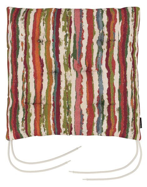 Pernă scaun Jack culoare multicolor Țesătură împletitură, cu model