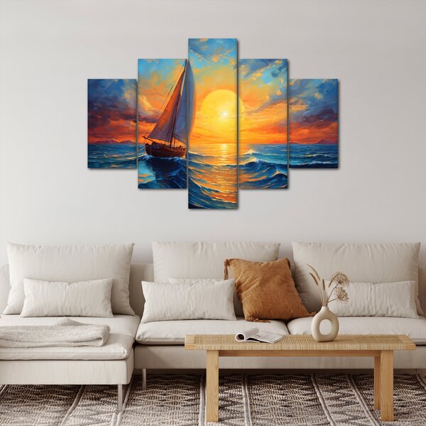 Tablou - Sailboats (150x105 cm)