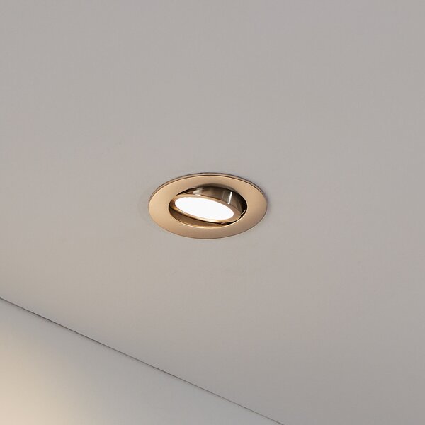 EGLO connect Saliceto-Z lampă LED încastrată, alu, reglabil, Metalic, Camera de zi / sufragerie, Metal