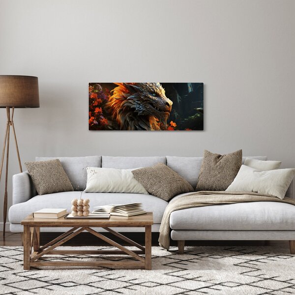 Tablou - Dragon (120x50 cm)