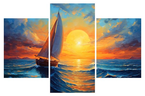 Tablou - Sailboats (90x60 cm)
