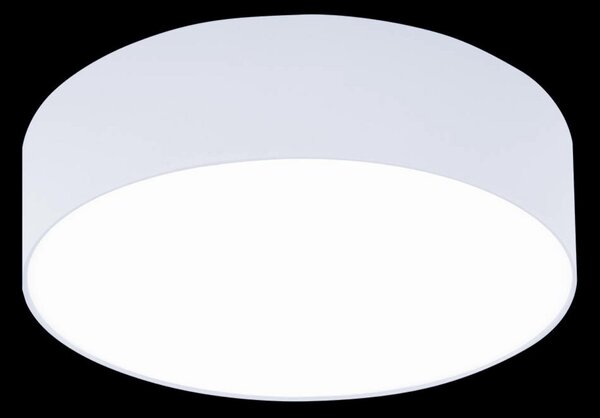 Hufnagel Plafonieră albă Mara, 50 cm, reglabil, Alb, Camera de zi / sufragerie, Țesătură / Textil, Modern