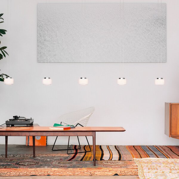 Lustră Pendul Serien Lighting, Reef, reglabil, Alb, Camera de zi, Ceramică, Design