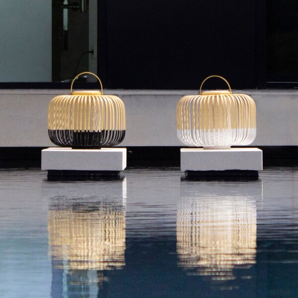 Lampă de Exterior Forestier, Take A Way S, reglabil, Alb, Terasă, Bamboo, Design