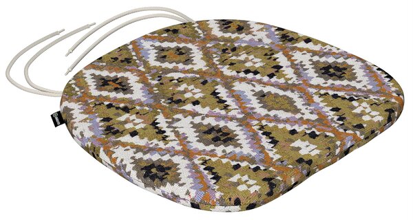 Pernă scaun Bart culoare multicolor Țesătură împletitură, cu model