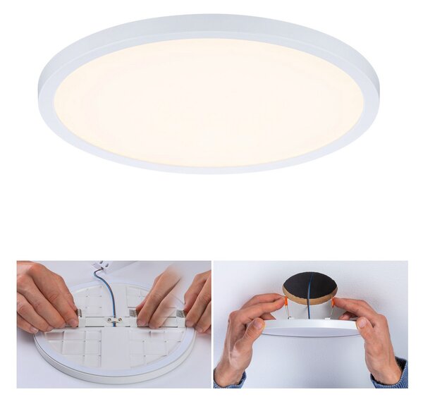 Paulmann Panel Areo 830 rotund alb 3stepdim 23cm, reglabil, Alb, Camera de zi / sufragerie, Plastic, Modern