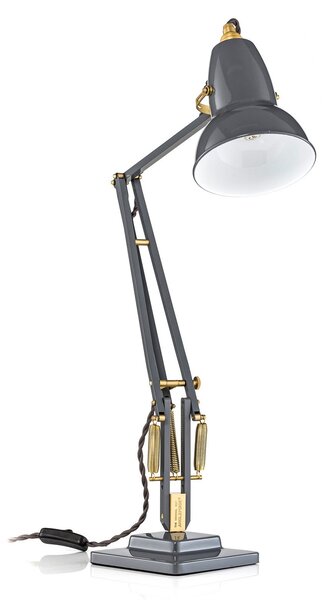 Lampă de masă Anglepoise, Original 1227 Brass, Gri, Studiu / Birou, Metal, Design industrial