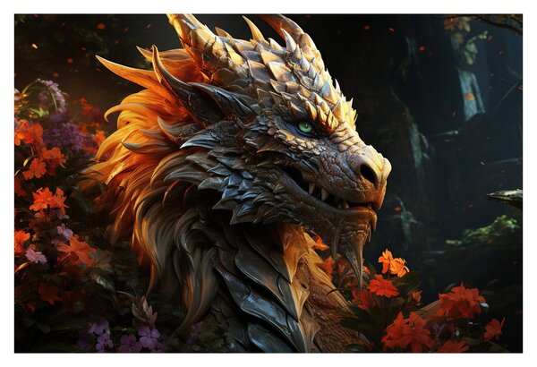 Tablou - Dragon (90x60 cm)