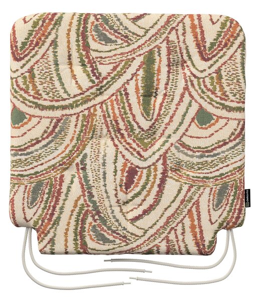 Pernă scaun Oleg culoare multicolor Țesătură împletitură, cu model
