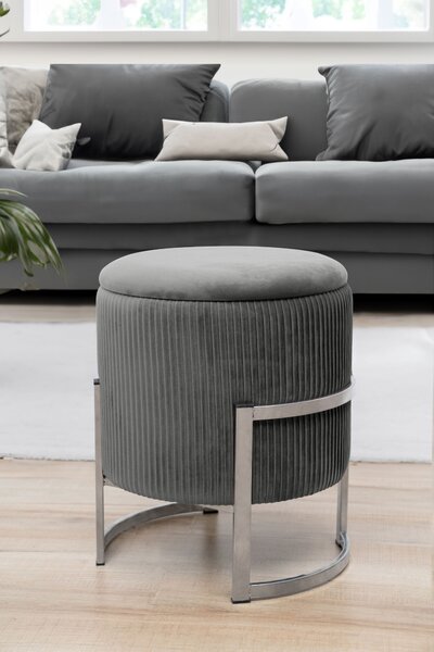 Taburete Pankaj (grafit). Promo -19%. 1071269