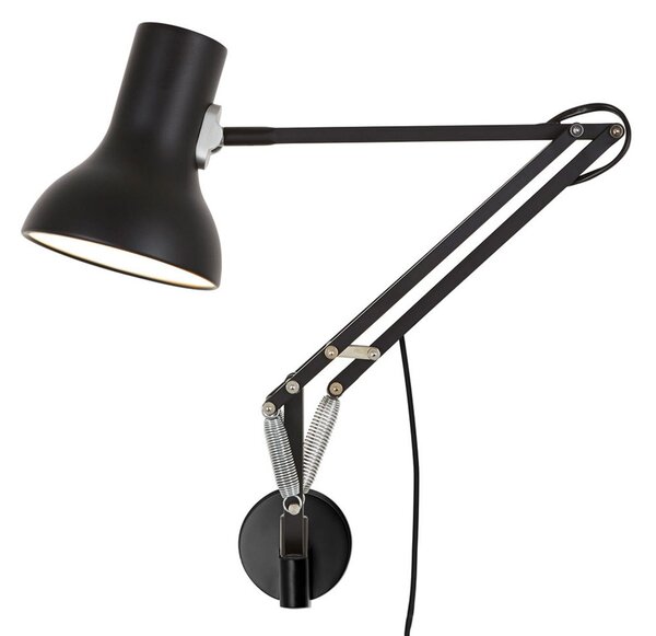 Lampă de perete Anglepoise, Type 75, Negru, Studiu / Birou, Metal, Design industrial