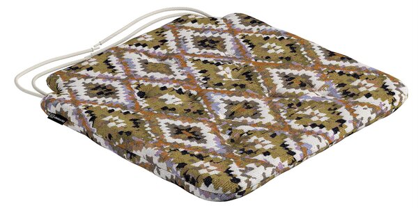 Pernă scaun Oleg culoare multicolor Țesătură împletitură, cu model