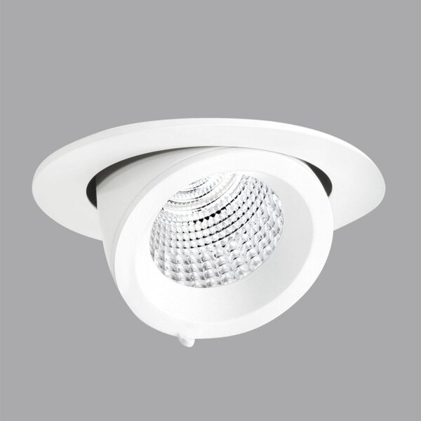 Performance in Lighting Lampă încastr. EB431 LED spot reflector alb 3000K, Alb, Metal, Modern, Corpuri de iluminat încastrate rotunde