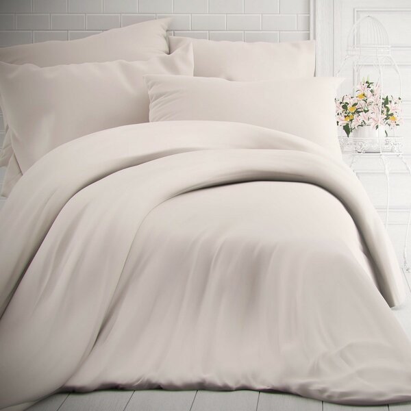 Lenjerie de pat Kvalitex din bumbac, alb, 240 x 200 cm, 2 bucăți 70 x 90 cm, 240 x 200 cm, 2 buc. 70 x 90 cm
