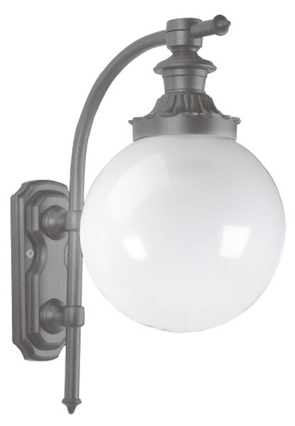 K.S. Verlichting Aplică pentru exterior Madeira antracit, reglabil, Negru, Metal, Glob pentru exterior