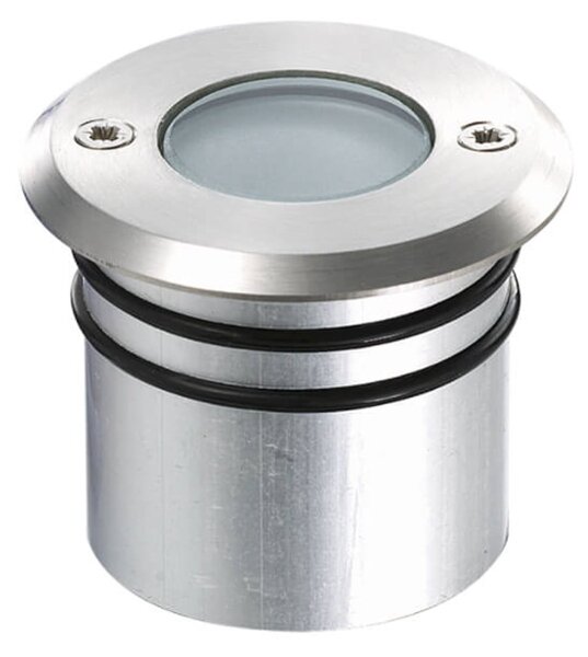 Wibre Elektrogeräte WIBRE lampă de încastrat IP67 rotundă Ø4,5 cm 4500K 2W difuză, reglabil, Metalic, Metal