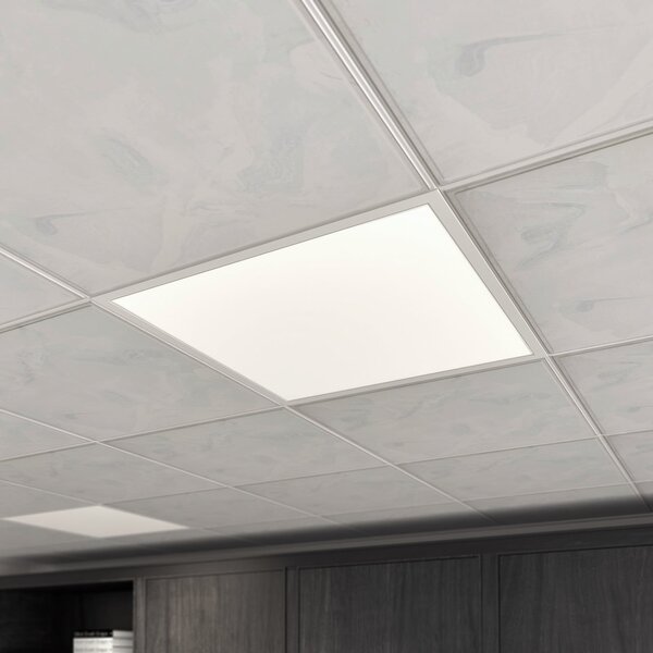 Arcchio LED panou inserat Vinas, 62 cm, alb, aluminiu, CCT, reglabil, Alb, Studiu / Birou, Plastic