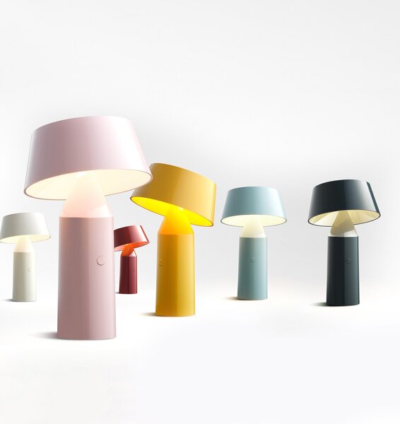 Lampă de masă MARSET, Bicoca, reglabil, Albastru, Camera de zi, Plastic, Design