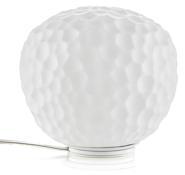 Lampă de masă Artemide, Meteorite, Alb, Camera de zi, Sticlă, Design