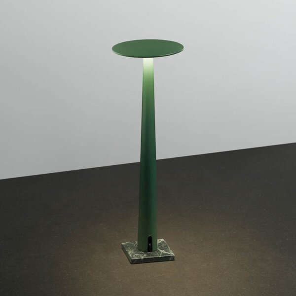 Lampă de masă Nemo Lighting, Portofino, reglabil, Verde, Camera de zi, Aluminiu, Modern