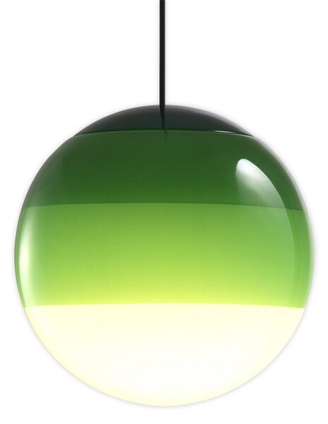 Lustră Pendul MARSET, Dipping Light, reglabil, Verde, Camera de zi, Sticlă, Design