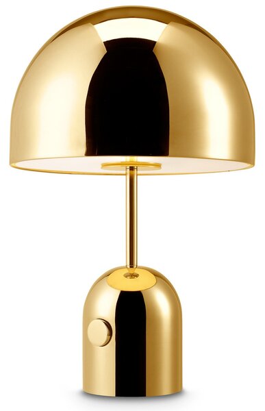 Lampă de masă Tom Dixon, Bell, reglabil, Auriu / Alamă, Camera de zi, Metal, Design