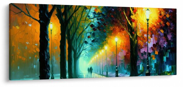 Tablou - Plimbare de noapte (120x50 cm)