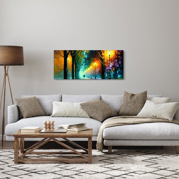 Tablou - Plimbare de noapte (120x50 cm)
