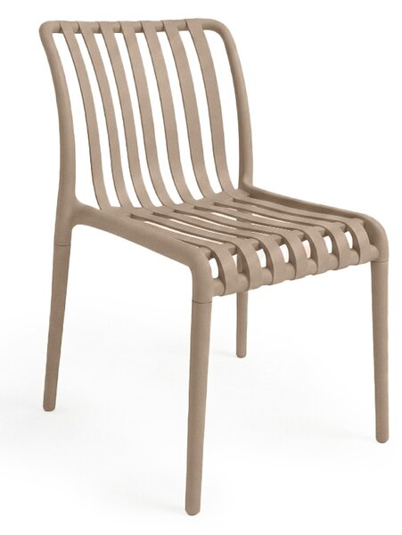 Set de gradina TREGO ISLAND - 2 scaune si masa rotunda ø 60 cm, bej