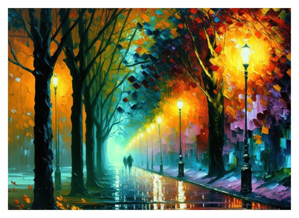 Tablou - Plimbare de noapte (70x50 cm)