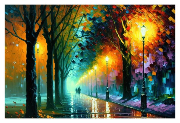 Tablou - Plimbare de noapte (90x60 cm)